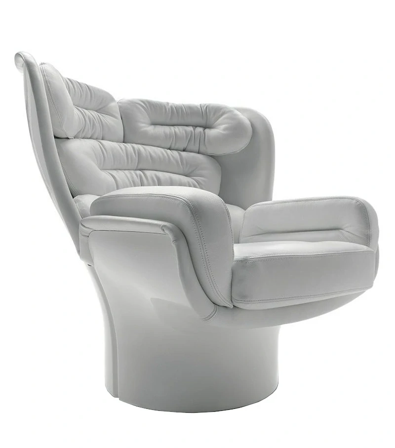 Elda Chair bílá/bílá kůže