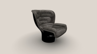 Elda Chair černá/hnědo-černá